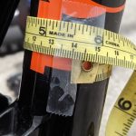 lenz sport measuring skibike fork lower